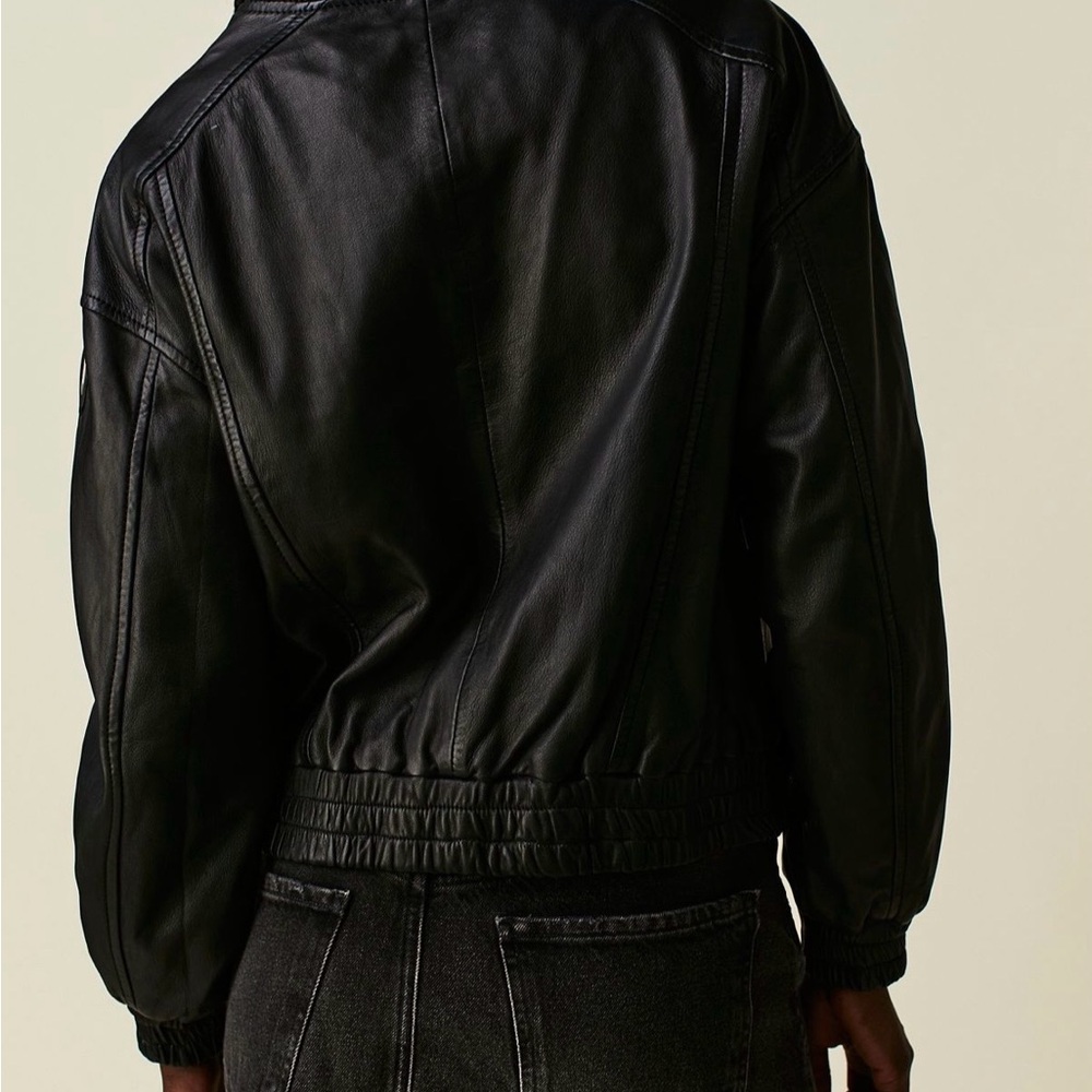 Mauritius Irka leather bomber - free people XS - Picture 2 of 11